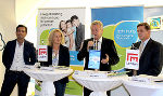 Jörg Ehtreiber (GF Kindermuseum Graz), Andrea Gössinger-Wieser (Klimaschutzkoordinatorin), LR Anton Lang, Bgm. Kurt Wallner © Land Steiermark Jörg Ehtreiber (GF Kindermuseum Graz), Andrea Gössinger-Wieser (Klimaschutzkoordinatorin), LR Anton Lang, Bgm. Kurt Wallner © Land Steiermark