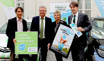 DI Dieter Thyr, LR Anton Lang, Mag. Barbara Muhr, DI Robert Schmied © Land Steiermark DI Dieter Thyr, LR Anton Lang, Mag. Barbara Muhr, DI Robert Schmied © Land Steiermark