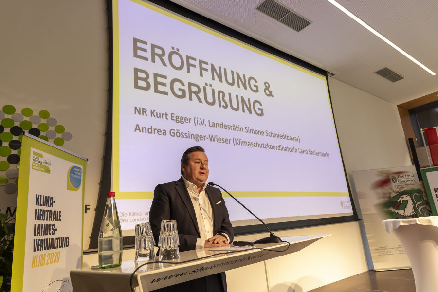 Eröffnung und Begrüßung durch NR Kurt Egger