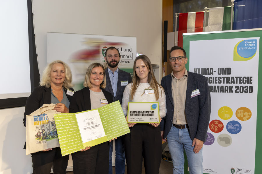 Verleihung der Urkunden "Klimabildungspartner des Landes Steiermark"