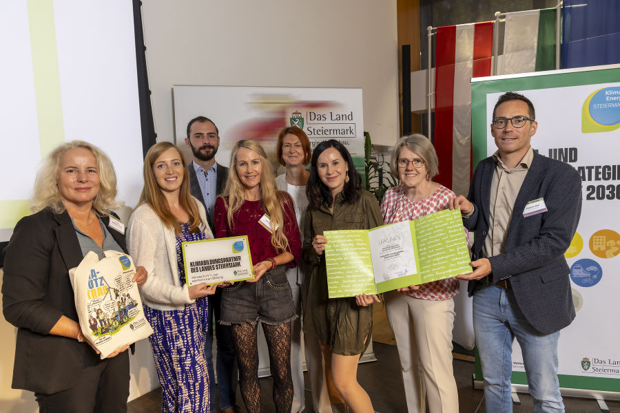 Verleihung der Urkunden "Klimabildungspartner des Landes Steiermark"