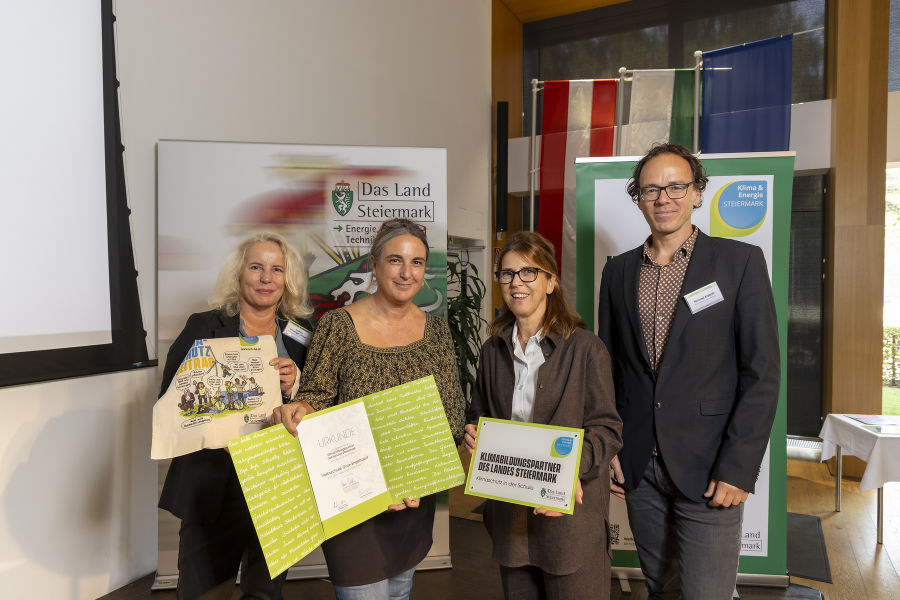 Verleihung der Urkunden "Klimabildungspartner des Landes Steiermark"