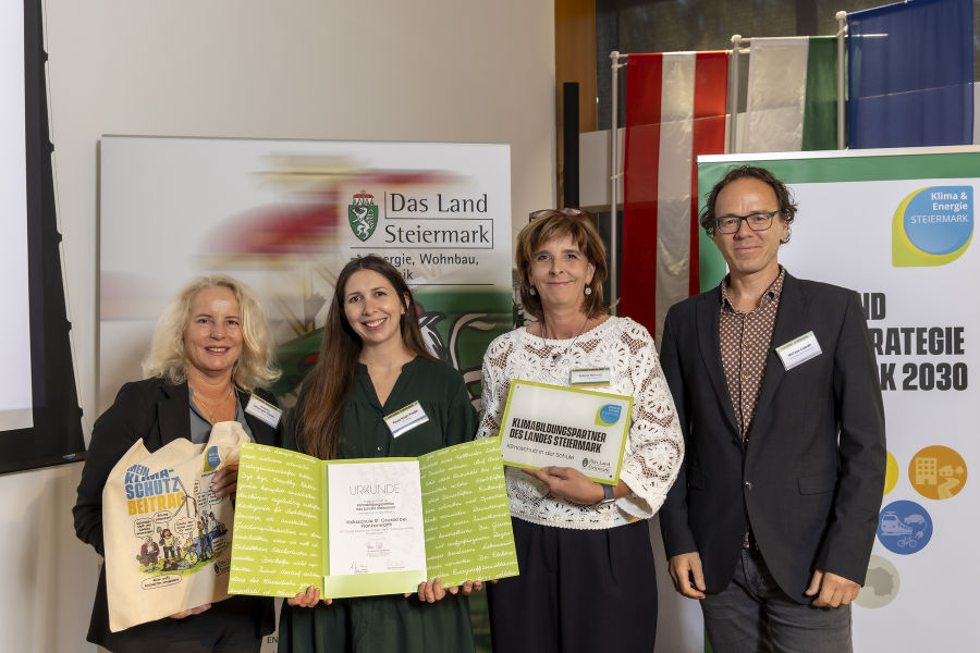 Verleihung der Urkunden "Klimabildungspartner des Landes Steiermark"