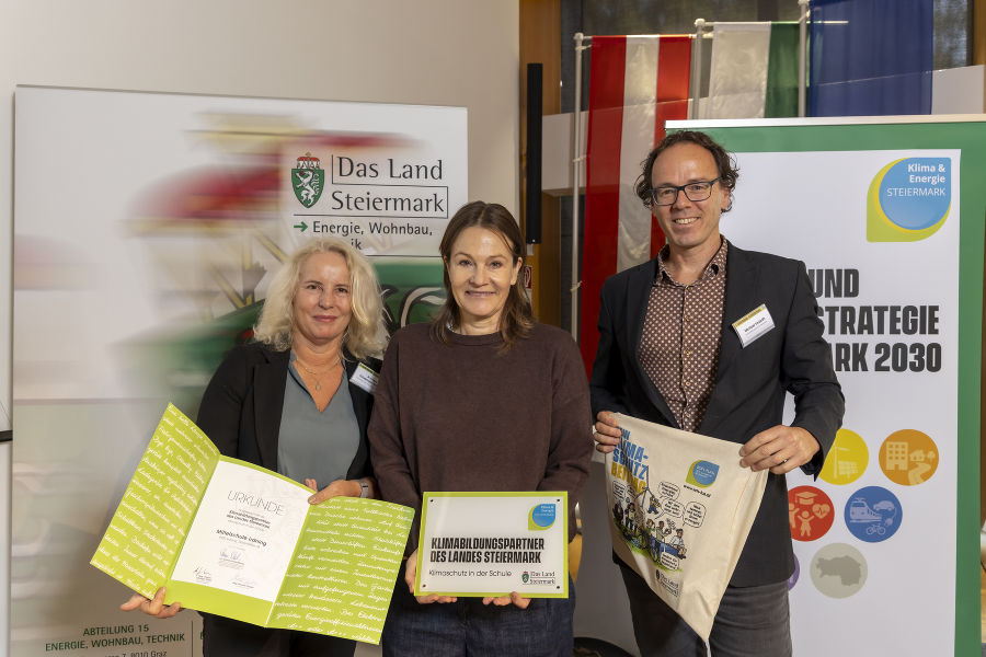 Verleihung der Urkunden "Klimabildungspartner des Landes Steiermark"