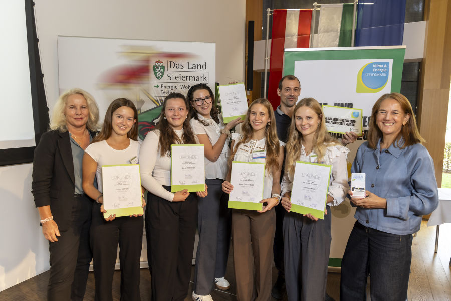 Verleihung der Urkunden "Klimabildungspartner des Landes Steiermark"