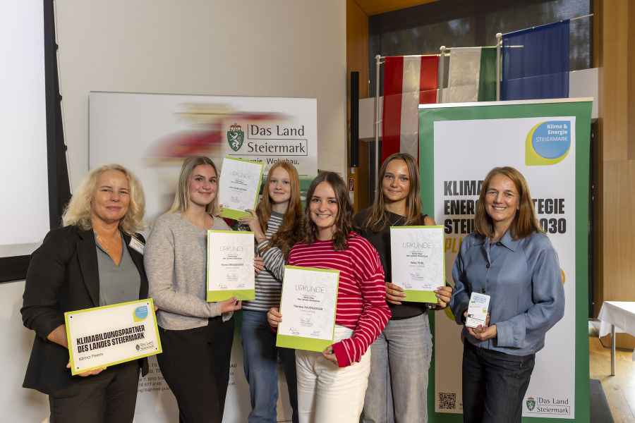 Verleihung der Urkunden "Klimabildungspartner des Landes Steiermark"