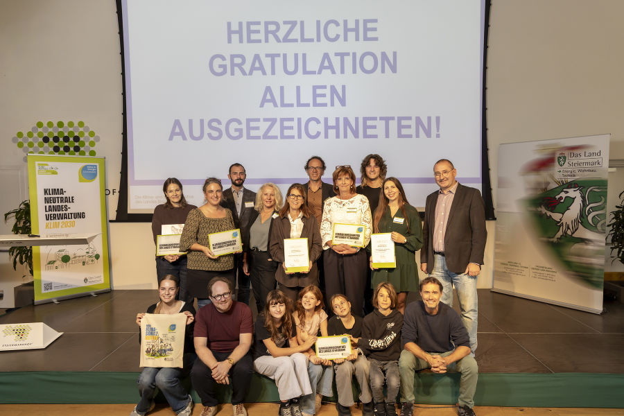 Verleihung der Urkunden "Klimabildungspartner des Landes Steiermark"