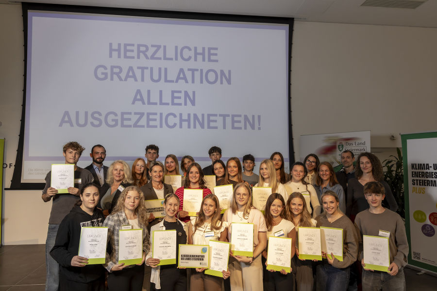 Verleihung der Urkunden "Klimabildungspartner des Landes Steiermark"