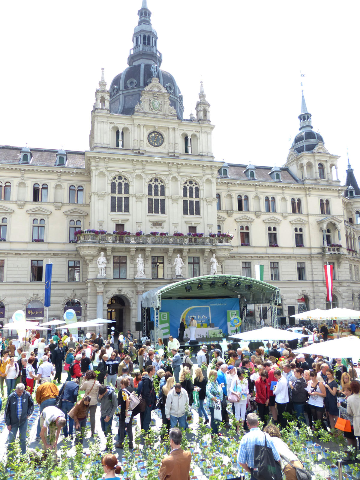 ca. 5.000 Besucher kamen am 2. Ich tu's-Tag des Landes Steiermark am Hauptplatz vorbei!
