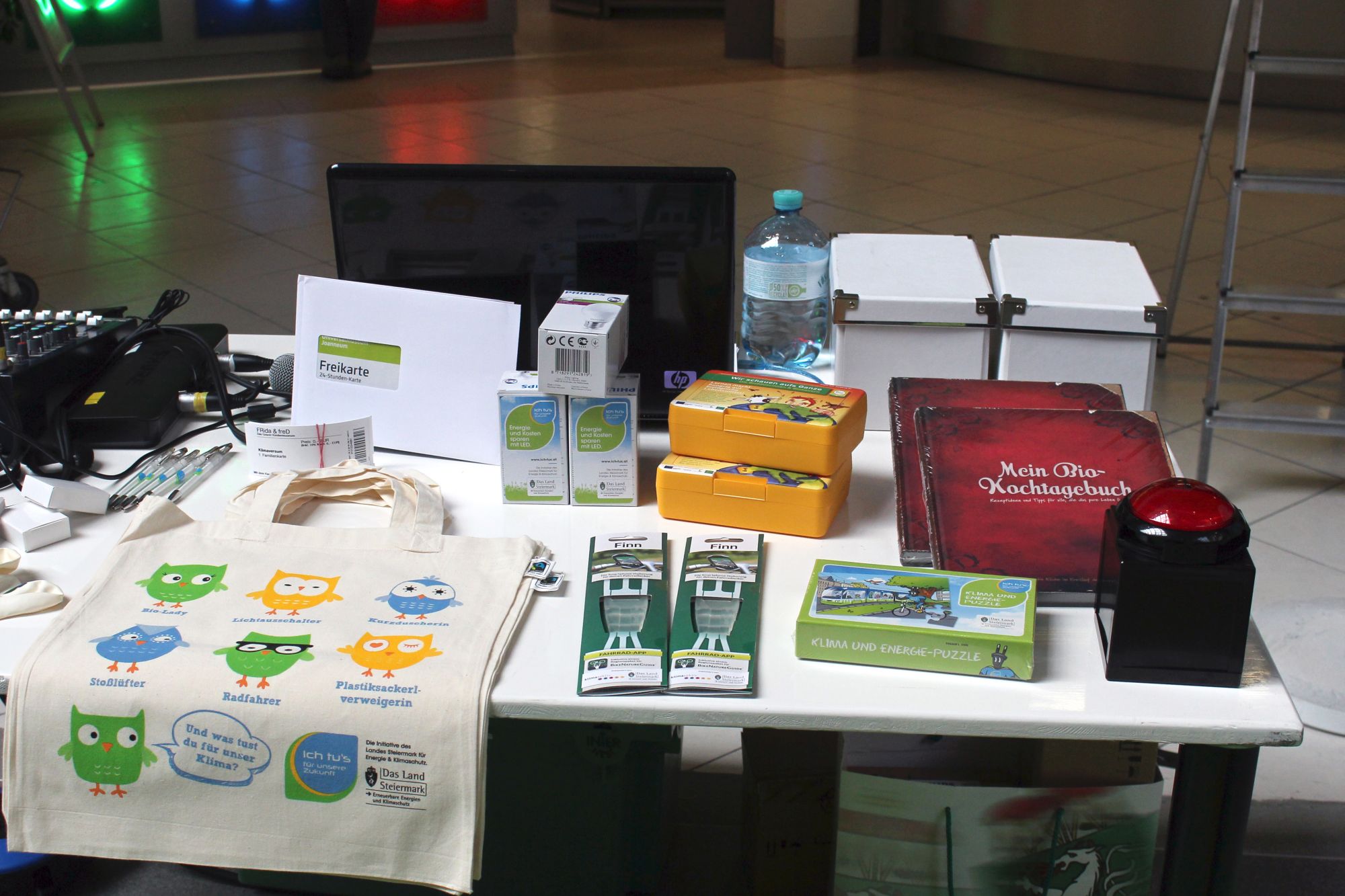 Preise beim Gewinnspiel im EG