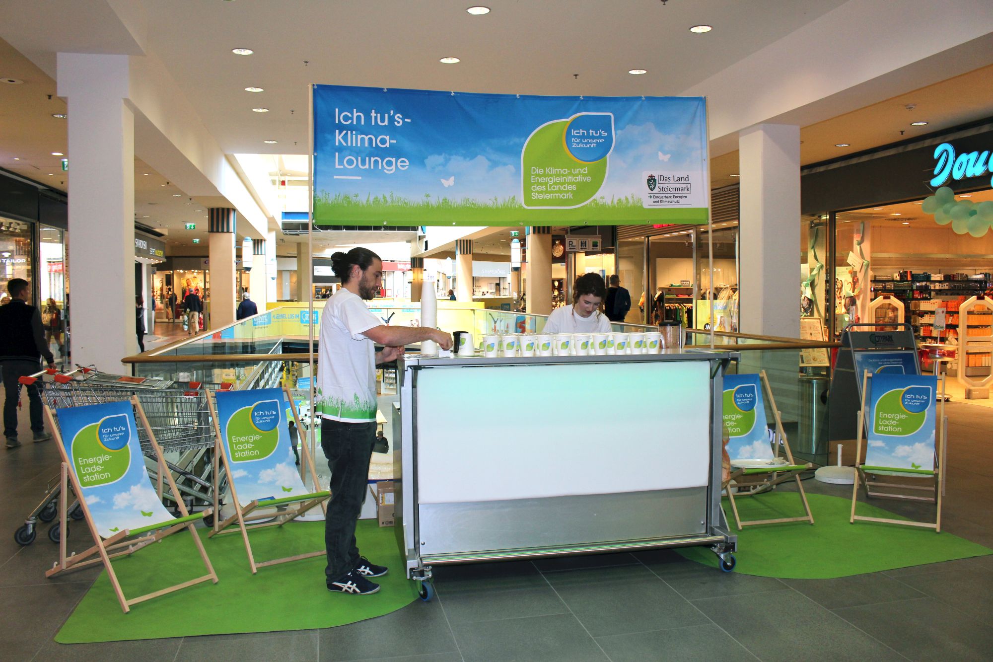 Klimalounge mit Steirer-Smoothie im OG