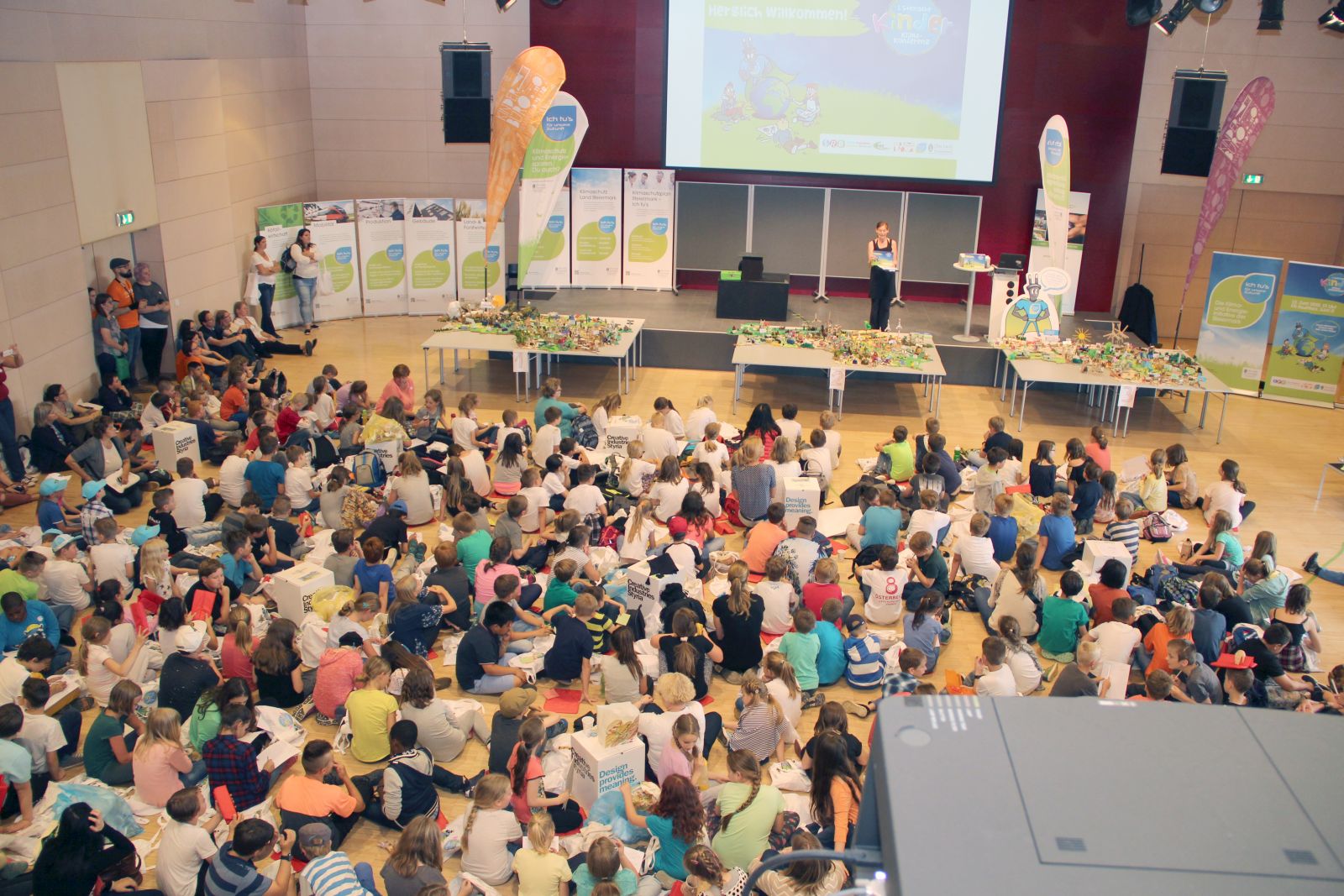 Ein echtes Kuddelmuddel bei der 1. Steirischen Kinderklimakonferenz