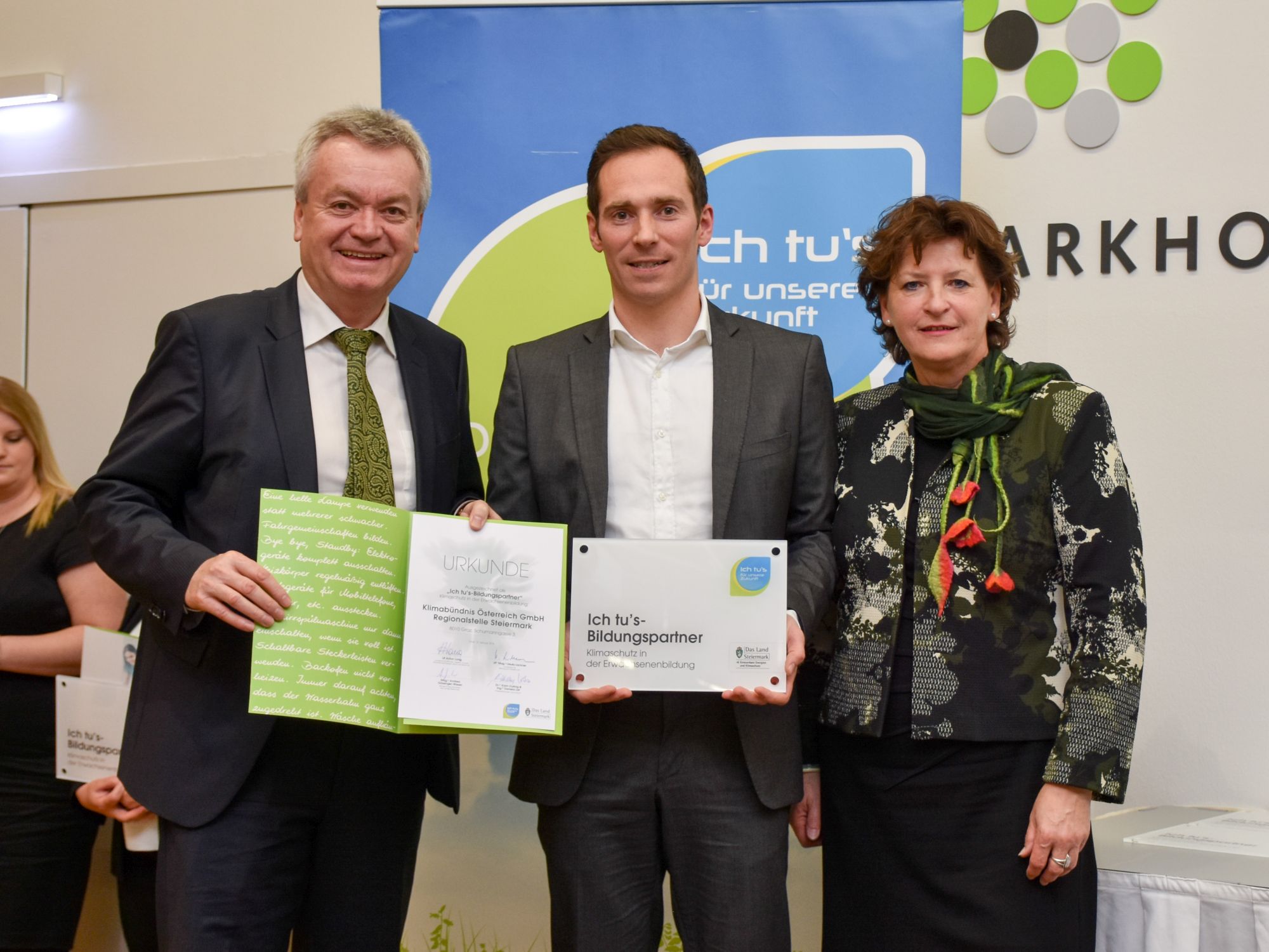 LR Lang und LRin Lackner mit Vertretern der Klimabüdnis Österreich GmbH Regionalstelle Steiermark