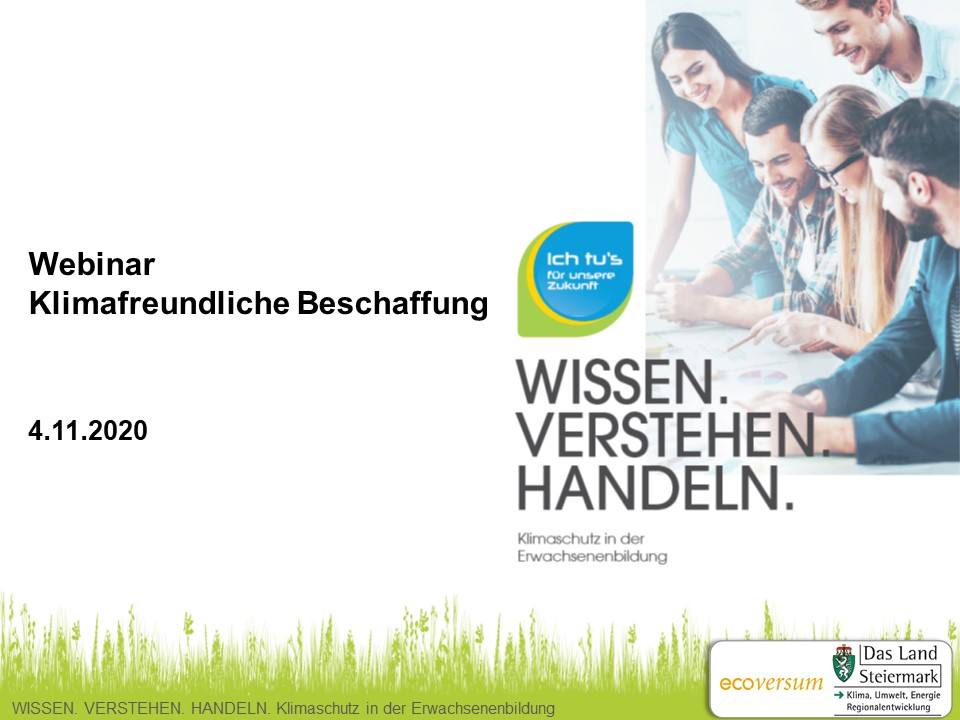 Webinar Beschaffung © Land Steiermark