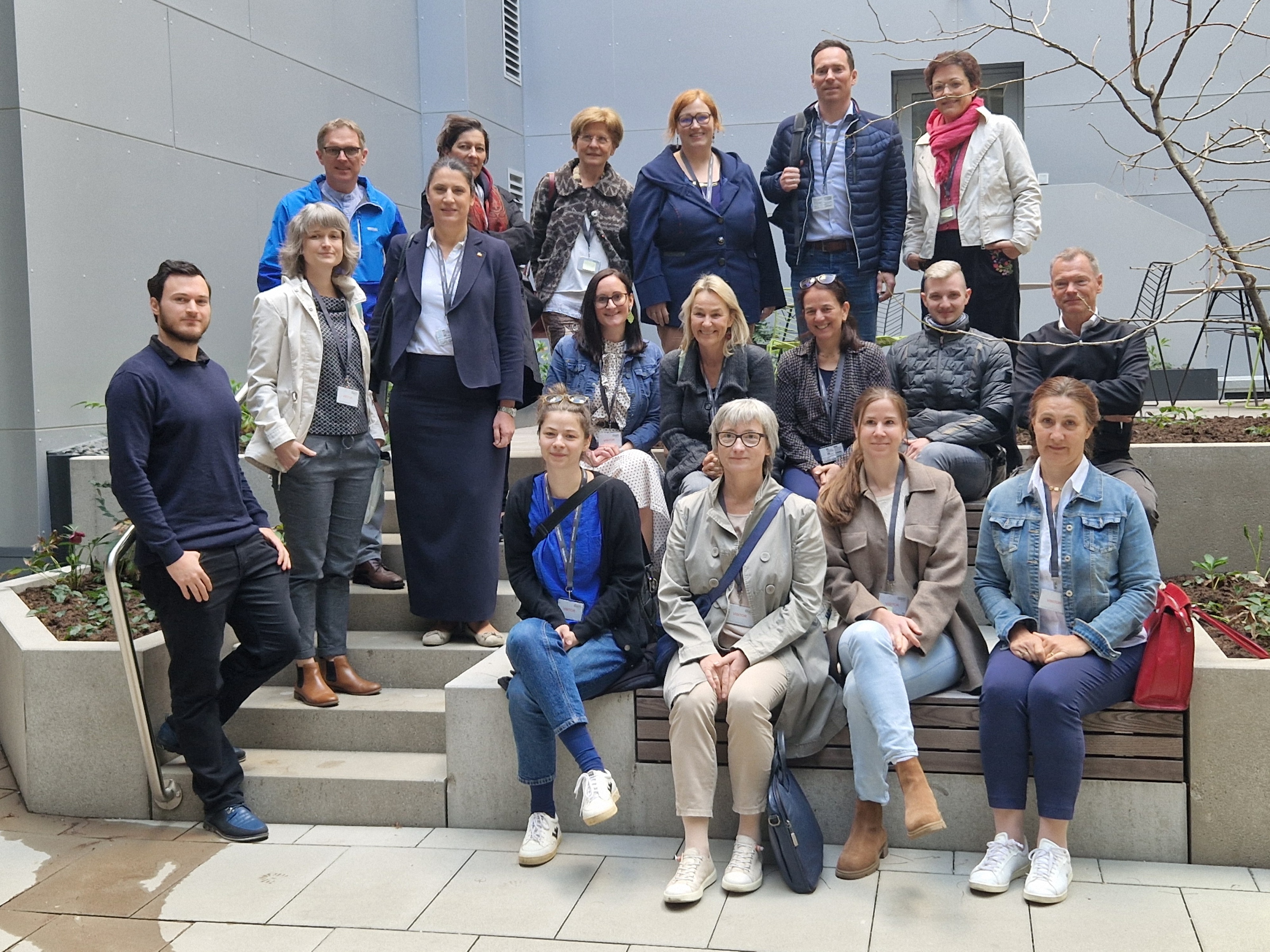 Gruppenfoto vom Netzwerktreffen bei der KNAPP AG